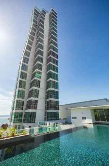 Cozy 2BR Maritime Suite Duplex George Town 鄰近卡巴星海濱的酒店