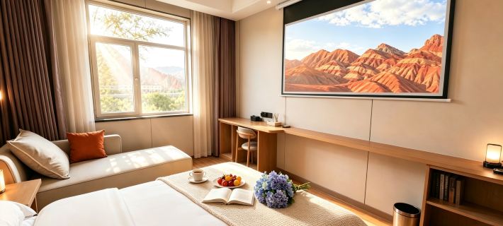 Yilu Harbor Hotel (Linze colorful Danxia store) Hotels in Linze County