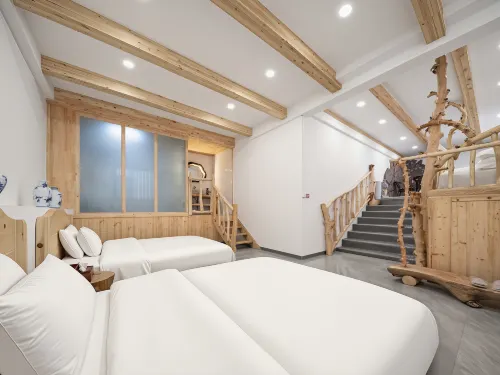 Mu Yi · Log Style Homestay (Yanda Internet-famous Wall) - เปิดใหม่
