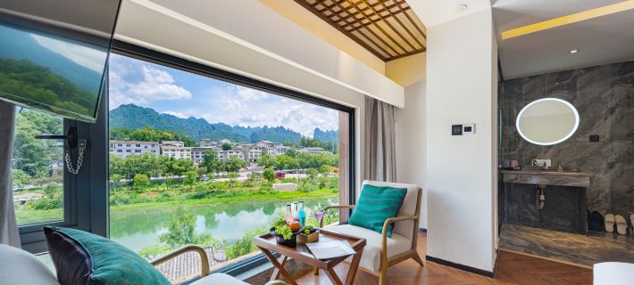 Beian Qingshe Holiday Inn (Zhangjiajie Wulingyuan Forest Park Branch) Hotel di Zhangjiajie