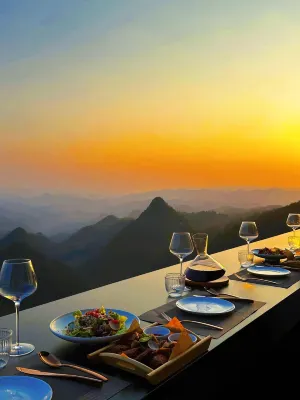Yangshuo Guangyu Mountain View Resort Hotel - 루프탑 수영장