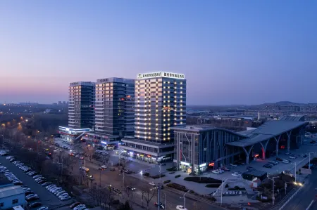 INZONE GARLAND SELECTION Hotel (Zhangqiu High-Speed Railway Station Mingshui Ancient Town) Отели рядом с достопримечательностью «Jinan Engineering Vocational and Technical College (Xiuyuanhe Campus)»