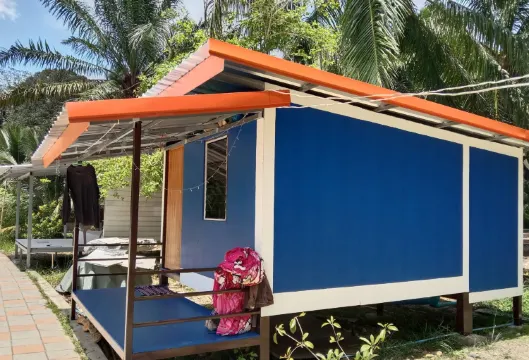 บังกะโลวิวสวนพร้อมพัดลม