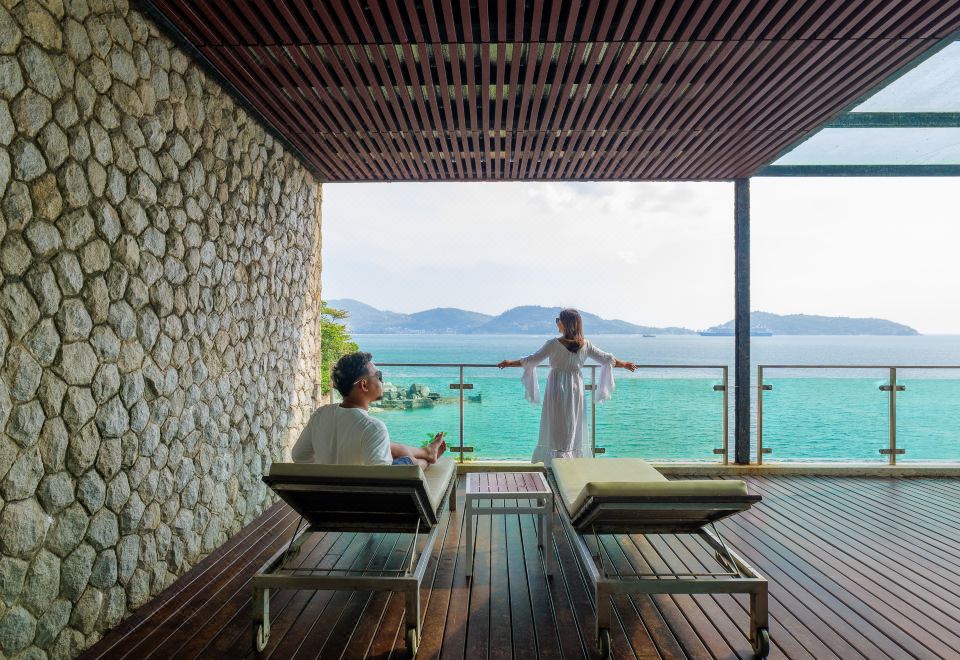 [젠마야 오션프런트의 해변 전망]