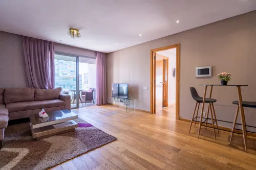 Casablanca Marina 1 bedroom flat sea view "37" - sul mare