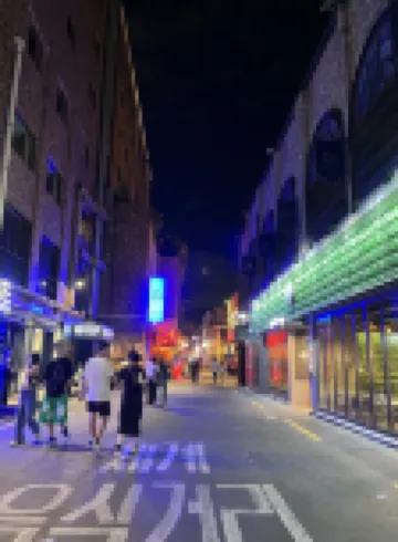 Where Past Meets Present on Antique street, Itaewon