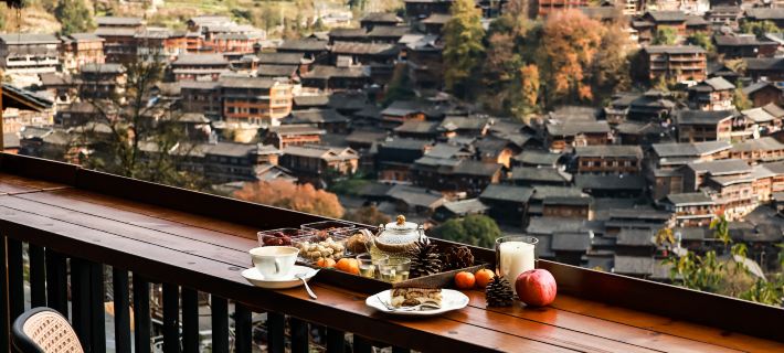 Xijiang Sanchunli Zhong Panorama Meisu Hotels in Leishan