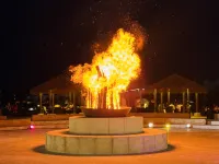 Birch forest wild luxury camp in Buerjin Kanas - Gym