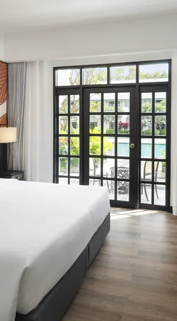 ห้องดีลักซ์พร้อมระเบียง (เตียงใหญ่-เตียงแยก)