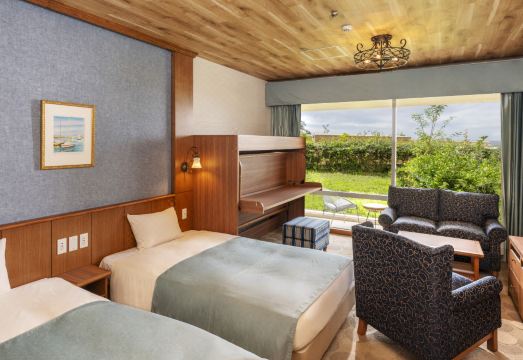 라 비스타 객실에서 바라본 바다 전망