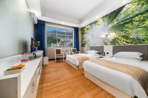Xishan Linyu Hotel - غرفة مطلة على الجبل