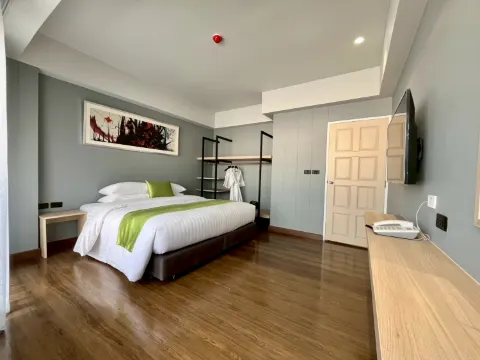 ห้องพักแบบสองห้องนอนเตียงใหญ่