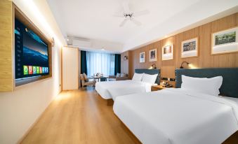 Washe City Homestay (Huayuan North Road Shamen Subway Station)