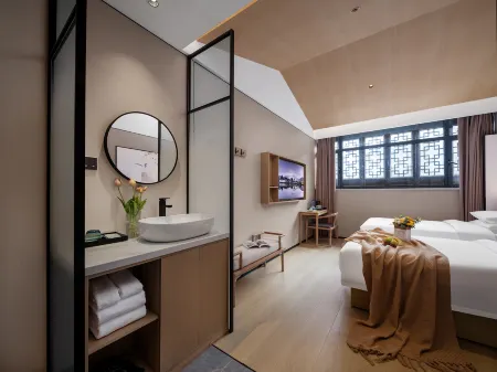 moshang hotel Отели рядом с достопримечательностью «Taierzhuang Ancient Town»