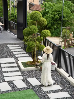 Qing ink Tea Garden pleasant color designer air infinity pool mountain luxury beauty night Hotels near Hidden-Dragon Waterfalls