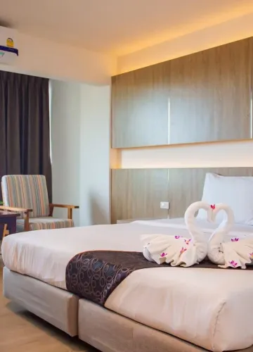 ห้องดีลักซ์ - ปลอดบุหรี่(เตียงคิงไซส์)