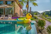 Half acre Terraced Fields · Terra Wilderness Starry Sky Pool · Vacation Designer Meisu - สระว่ายน้ำแบบอินฟินิตี้