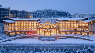 巴東綠蔥坡度假飯店 大支坪車站附近的飯店