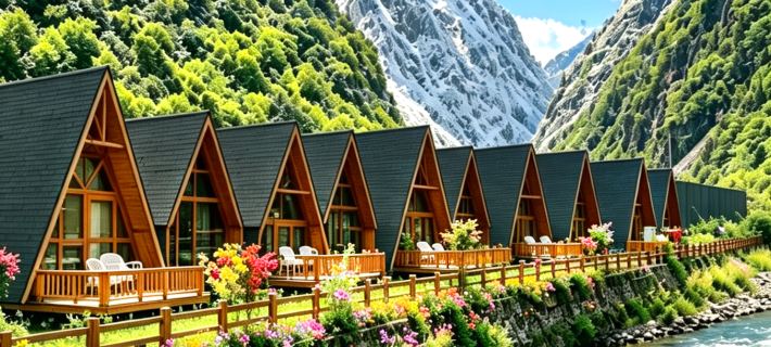 yijianrugu log cabin Hotels in Li County
