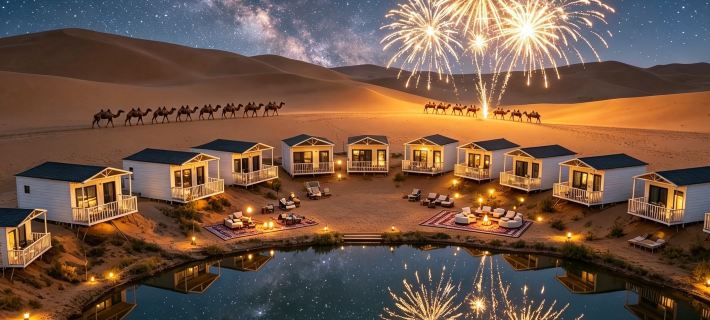 Desert Horizon · Great Gobi Starry Luxury Camp 중웨이 호텔