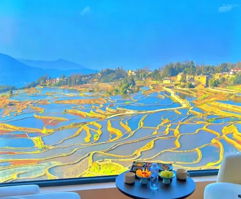 Rice Field Ideal | Blue Terraced Fields Panoramic View Homestay - Gym