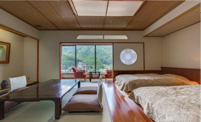 和洋室 つばき亭 or さくら亭 鬼怒川温泉 日光きぬ川ホテル三日月の写真