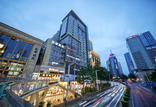 청두 호텔 주변 야경