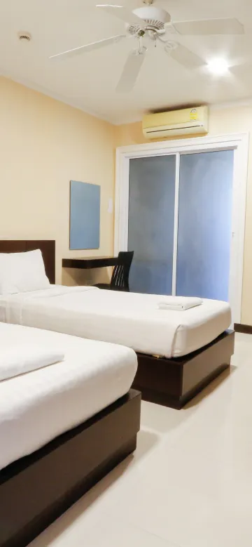 ห้องมาตราฐานเตียงคู่ "ตึกหน้า"