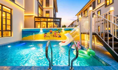 Tongyue Family Homestay with Pool Courtyard (Shanghai Jinshan North Station) Ξενοδοχεία στην πόλη LEGOLAND RESORT