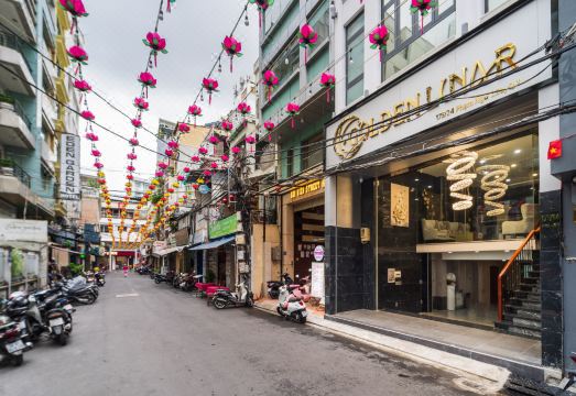 호찌민 1군 부이비엔 거리 야경 이미지