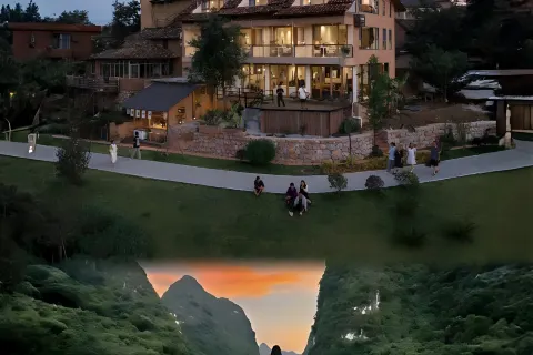 Wild House Villa Sunset Lake View Coffee Designer Hotel