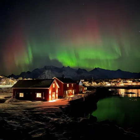 Astra Village - Waterfront Rorbu Cabins in Lofoten