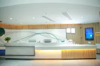Shankee Tea Style Hotel (Suqian Hubin Xinqu Santai Mountain Park) Hotel di Loma Lake and Santai Montain Forest Park