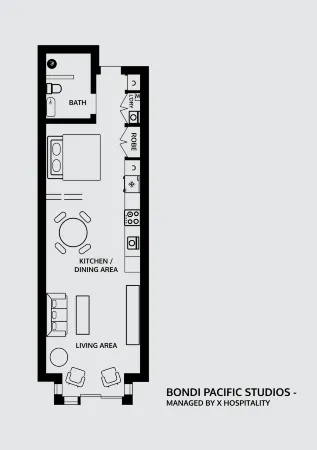 Bondi Pacific Studio - Managed by X Hospitality Отели рядом с достопримечательностью «Бондай-Бич»