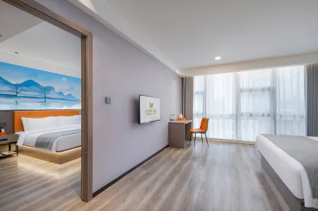 Qianxi Yuemanzhi | Bathtub · Mahjong Projection Hotel (Qianxi High-speed Railway Station) Отели в г. Цянси