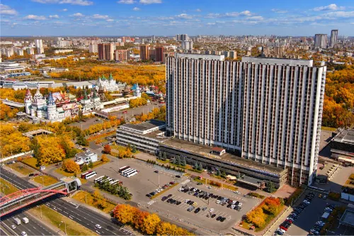 Hotel Izmailovo Gamma - parking
