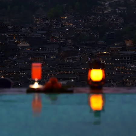 Jianxiyan · Hot Spring Panoramic Homestay (Xijiang Qianhu Miao Village)