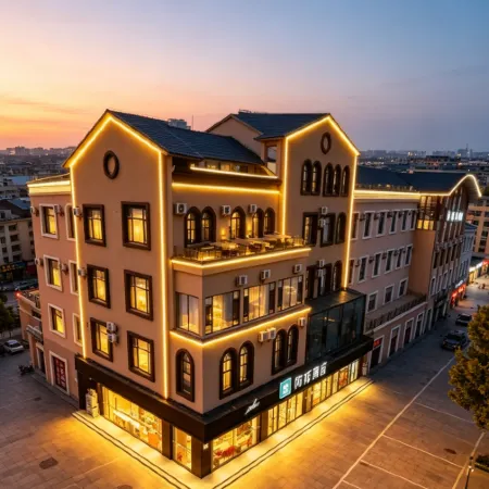 Ni Hao Hotel (Dezhou Laoling Debaiguangchang) Отели в г. Лэлин