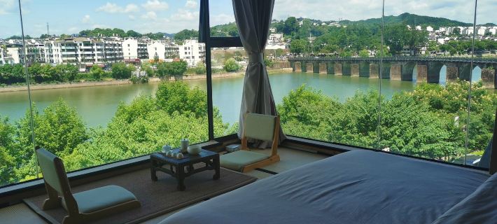 Qifeng Love Letter Hotel (Huangshan Jixian Huizhou Ancient City Branch) Hotéis em Shexian