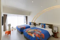SuYan white high-end boutique homestay - مسبح على السطح