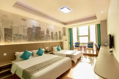Q Plus Ziyang Yike Ju Hotel (Heping Road Ziyang North Station Branch) Các khách sạn gần Jiuqu River