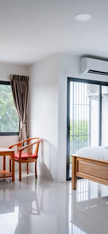 ห้องใหญ่เตียงเดี่ยว