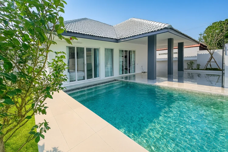 รูปภาพของพัทยาจงเทียนบีชวิลล่าสระว่ายน้ําส่วนตัวสําหรับครอบครัวกลุ่มวิลล่าส่วนตัว