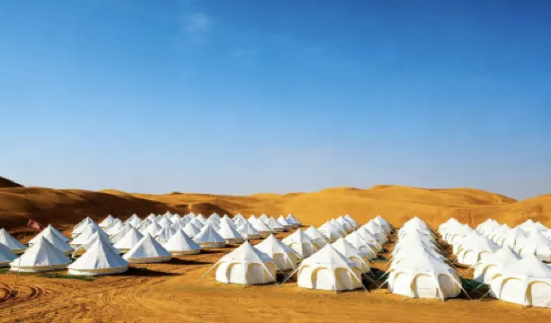 Utopian Desert Camping Hotel
