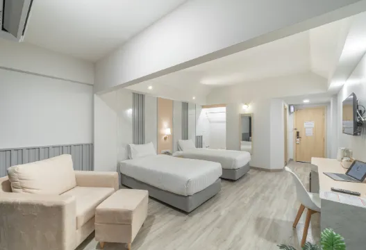 ห้องดีลักซ์ เตียงเดี่ยว 2 เตียง