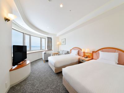 デラックスコーナーツイン（喫煙） 函館国際ホテルの写真