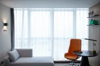 German Hotel (Qingdao Golden Beach Wuyue Plaza) - مطابخ