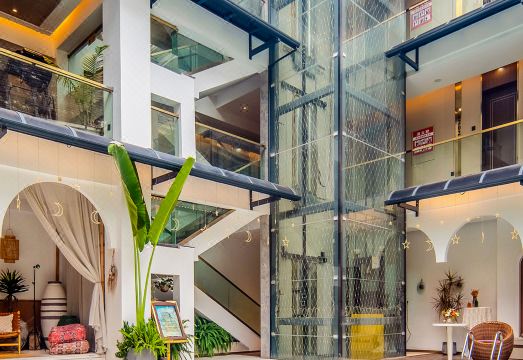 西双版纳天美殊轻奢酒店（告庄西双景星光夜市店）外景图