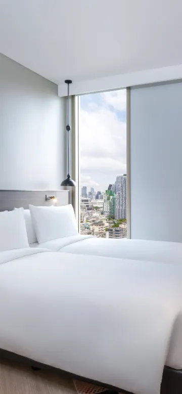 ห้องคลาสสิกพร้อมเตียงเดี่ยว 2 เตียง