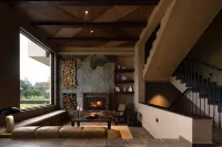 Shanyulin · Rizhao Jinshan | Snow Mountain Panoramic Luxury Hot Spring Pool Resort Villa - balcony